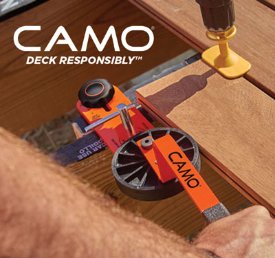 Camo decking installation tools.