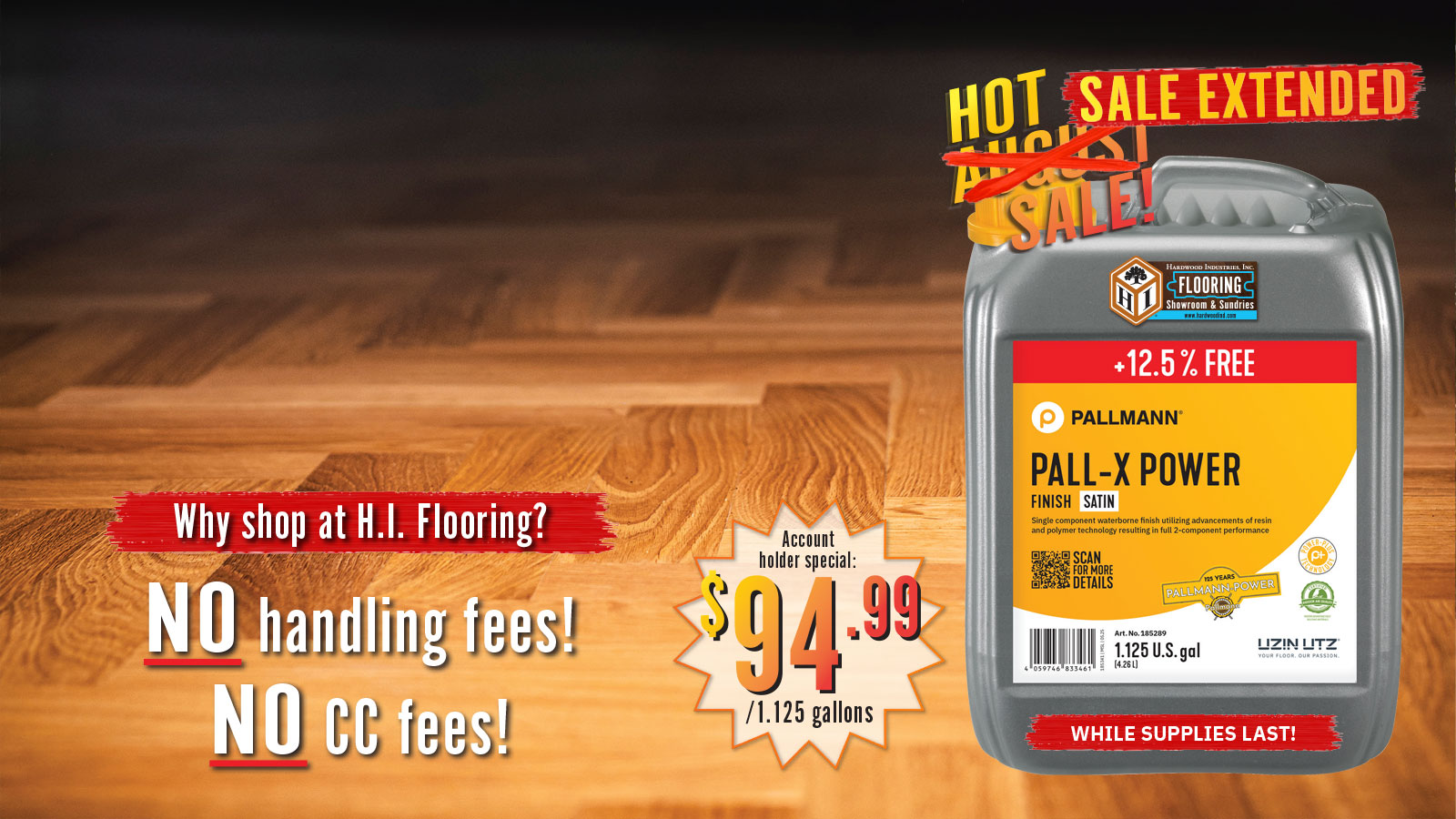 To celebrate Pallmann’s 125th anniversary, we’re excited to offer you an extra 12.5% of PALL-X POWER for free with every jug, while supplies last!
